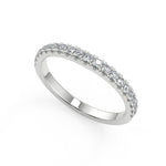 Load image into Gallery viewer, Cloe Cathedral Solitaire Round Cut Diamond Engagement Ring - Nivetta