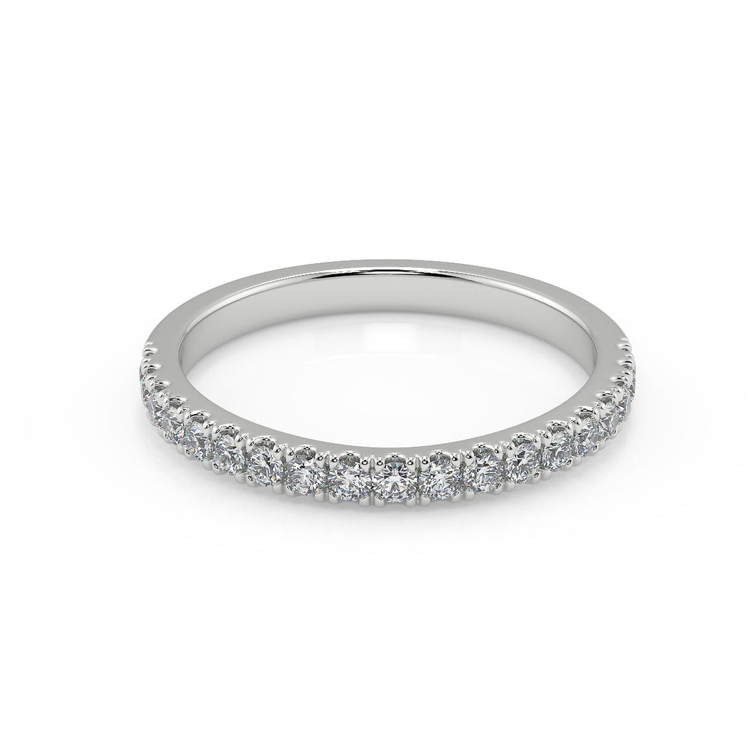 Cloe Cathedral Solitaire Round Cut Diamond Engagement Ring - Nivetta