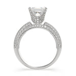 Load image into Gallery viewer, Daria Emerald Cut Pave 6 Prong Engagement Ring Setting - Nivetta