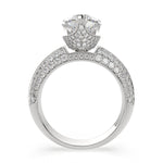 Load image into Gallery viewer, Daria Heart Cut Pave 6 Prong Engagement Ring Setting - Nivetta