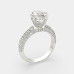 Load image into Gallery viewer, Daria Marquise Cut Pave 6 Prong Engagement Ring Setting - Nivetta