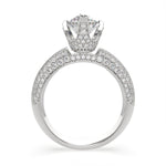 Load image into Gallery viewer, Daria Pear Cut Pave 6 Prong Engagement Ring Setting - Nivetta