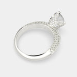 Load image into Gallery viewer, Daria Pear Cut Pave 6 Prong Engagement Ring Setting - Nivetta