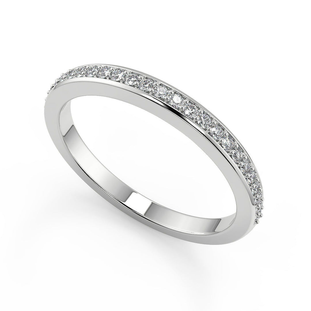 Dayanara Halo Pave Set Cushion Cut Diamond Engagement Ring - Nivetta