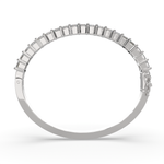 Load image into Gallery viewer, Desdemona Princess Cut Diamond Bangle Bracelet Shared Prong Hinged (6 ctw) - Nivetta