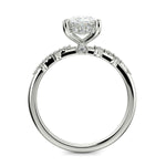 Load image into Gallery viewer, Diana Cushion Cut Pave Hidden Halo 4 Prong Claw Set Engagement Ring Setting - Nivetta