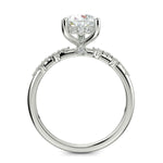 Load image into Gallery viewer, Diana Pear Cut Pave Hidden Halo 4 Prong Claw Set Engagement Ring Setting - Nivetta