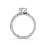 Load image into Gallery viewer, Eileen Squared 4 Claw Solitaire Princess Cut Diamond Engagement Ring - Nivetta
