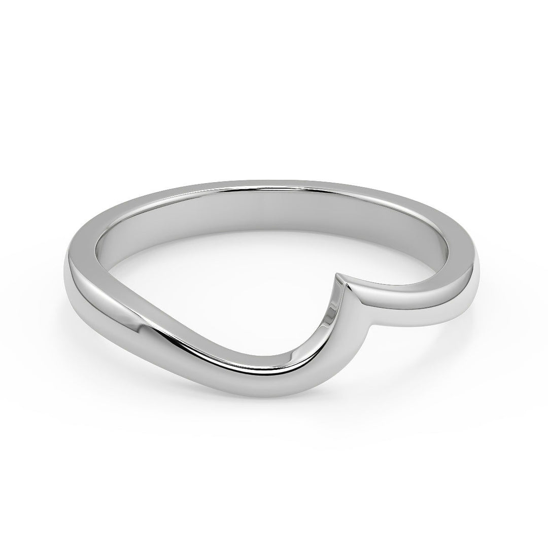 Elaine Bezel Set Twist Solitaire Princess Cut Diamond Engagement Ring - Nivetta