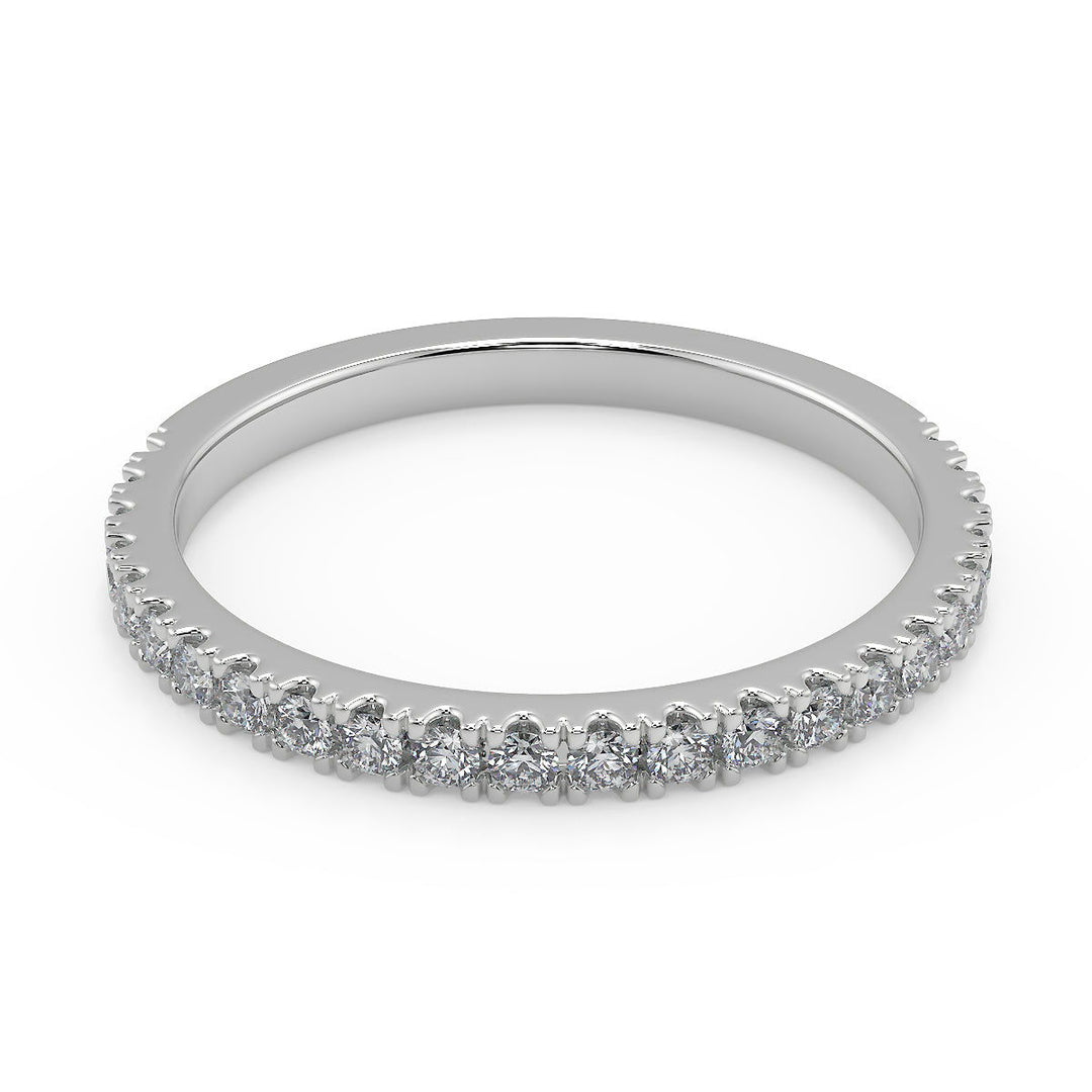 Elisa Promise Pave Princess Cut Diamond Engagement Ring - Nivetta