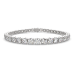 Load image into Gallery viewer, Elowen Round Cut Diamond Tennis Bracelet Prong Set (10 ctw) - Nivetta