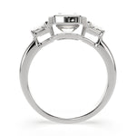 Load image into Gallery viewer, Emilia Emerald Cut Trilogy 3 Stone Engagement Ring Setting - Nivetta