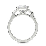 Load image into Gallery viewer, Emma Princess Cut Trilogy 3 Stone 4 Prong Claw Set Engagement Ring Setting - Nivetta