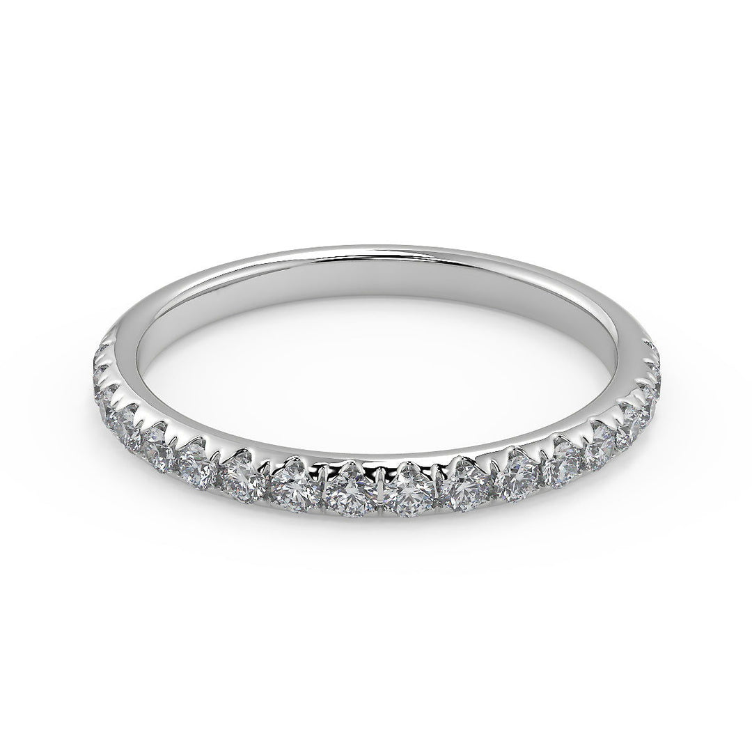 Emmy Infinity Solitaire Rope 4 Prong Round Cut Diamond Engagement Ring - Nivetta