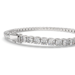 Load image into Gallery viewer, Euphemia Cushion Cut Diamond Tennis Bracelet Prong Set (8 ctw) - Nivetta