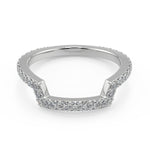 Load image into Gallery viewer, Eva 3 Row Pave Princess Cut Diamond Engagement Ring - Nivetta