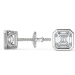 Load image into Gallery viewer, Eve Asscher Cut Bezel Earrings - Nivetta