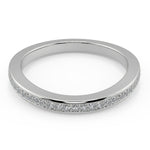 Load image into Gallery viewer, Fatima Micro Pave Double Prong 3 Sided Cushion Cut Diamond Ring - Nivetta
