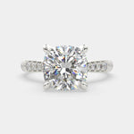 Load image into Gallery viewer, Federica Cushion Cut 4 Prong Engagement Ring Setting - Nivetta