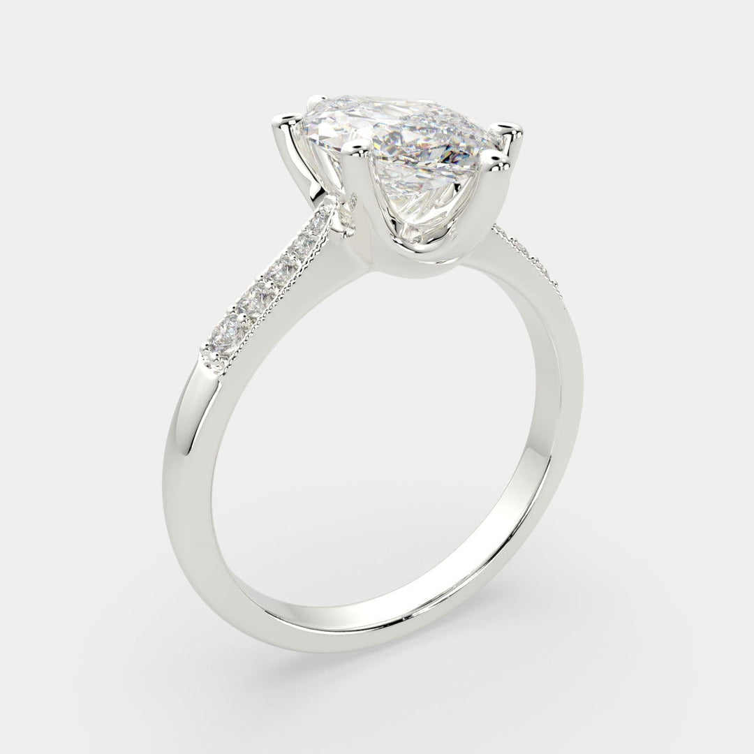 Federica Marquise Cut 4 Prong Engagement Ring Setting - Nivetta