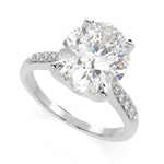 Load image into Gallery viewer, Federica Oval Cut 4 Prong Engagement Ring Setting - Nivetta