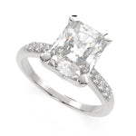 Load image into Gallery viewer, Federica Radiant Cut 4 Prong Engagement Ring Setting - Nivetta