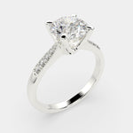 Load image into Gallery viewer, Federica Radiant Cut 4 Prong Engagement Ring Setting - Nivetta