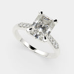 Load image into Gallery viewer, Federica Radiant Cut 4 Prong Engagement Ring Setting - Nivetta
