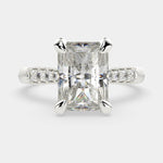 Load image into Gallery viewer, Federica Radiant Cut 4 Prong Engagement Ring Setting - Nivetta