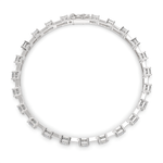 Load image into Gallery viewer, Fioralba Princess Cut Diamond Tennis Bracelet Prong Set (6 ctw) - Nivetta