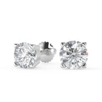 Load image into Gallery viewer, Gabriela Round Cut Stud Earrings - Nivetta