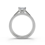 Load image into Gallery viewer, Gabrielle 4 Prong Solitaire Princess Cut Diamond Engagement Ring - Nivetta