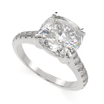 Load image into Gallery viewer, Ginevra Cushion Cut Tapered Engagement Ring Setting - Nivetta