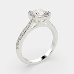 Load image into Gallery viewer, Ginevra Cushion Cut Tapered Engagement Ring Setting - Nivetta