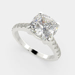 Load image into Gallery viewer, Ginevra Cushion Cut Tapered Engagement Ring Setting - Nivetta