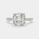 Load image into Gallery viewer, Ginevra Cushion Cut Tapered Engagement Ring Setting - Nivetta