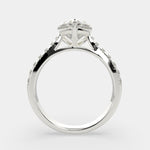 Load image into Gallery viewer, Ginevra Heart Cut Tapered Engagement Ring Setting - Nivetta