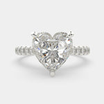 Load image into Gallery viewer, Ginevra Heart Cut Tapered Engagement Ring Setting - Nivetta