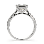 Load image into Gallery viewer, Ginevra Princess Cut Tapered Engagement Ring Setting - Nivetta