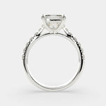 Load image into Gallery viewer, Ginevra Princess Cut Tapered Engagement Ring Setting - Nivetta