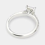 Load image into Gallery viewer, Ginevra Princess Cut Tapered Engagement Ring Setting - Nivetta