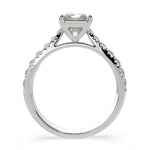 Load image into Gallery viewer, Ginevra Radiant Cut Tapered Engagement Ring Setting - Nivetta