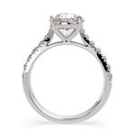 Load image into Gallery viewer, Ginevra Round Cut Tapered Engagement Ring Setting - Nivetta