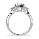 Load image into Gallery viewer, Hana Emerald Cut 3 Stone Engagement Ring Setting - Nivetta