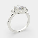 Load image into Gallery viewer, Hana Marquise Cut 3 Stone Engagement Ring Setting - Nivetta