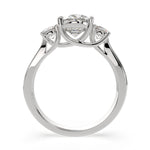 Load image into Gallery viewer, Hana Oval Cut 3 Stone Engagement Ring Setting - Nivetta