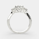 Load image into Gallery viewer, Hana Oval Cut 3 Stone Engagement Ring Setting - Nivetta