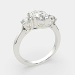 Load image into Gallery viewer, Hana Pear Cut 3 Stone Engagement Ring Setting - Nivetta