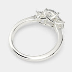 Load image into Gallery viewer, Hana Round Cut 3 Stone Engagement Ring Setting - Nivetta
