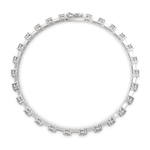 Load image into Gallery viewer, Hesperia Round Cut Diamond Tennis Bracelet Prong Set (4 ctw) - Nivetta